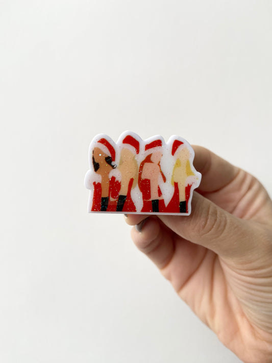 Mean Girls Jingle Bell Rock Plastic Badge Topper