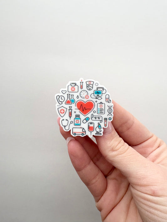 Medical Collage Badge Topper