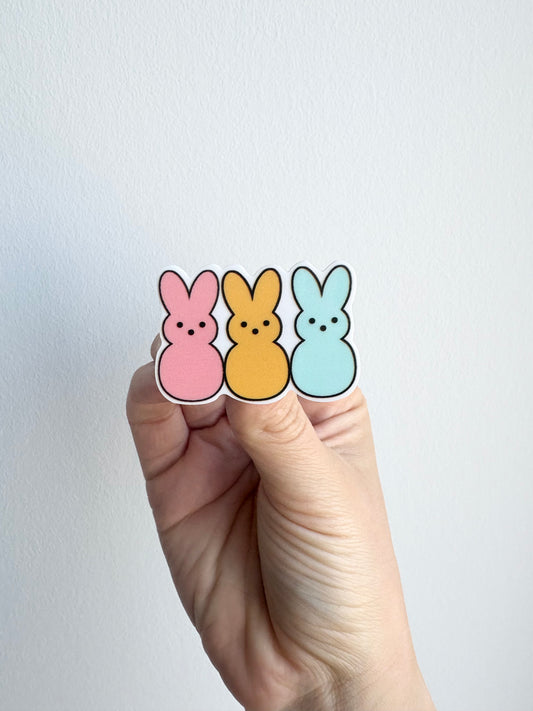 Peeps Bunnies Badge Topper