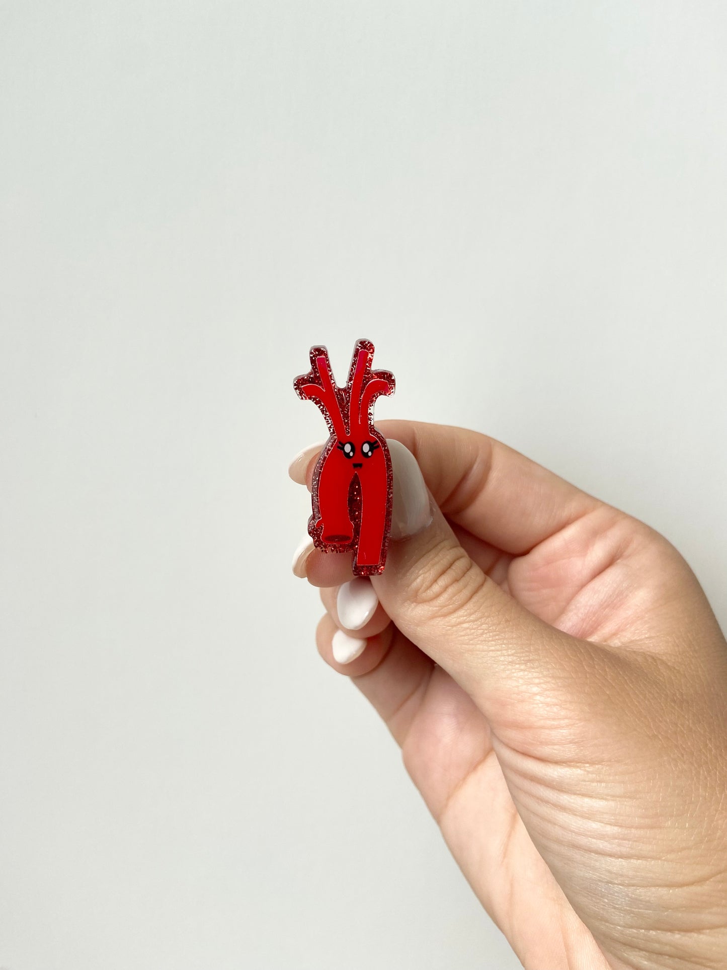 Aorta Acrylic/Plastic Pin