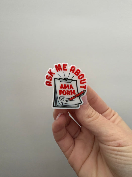 AMA Form Badge Topper