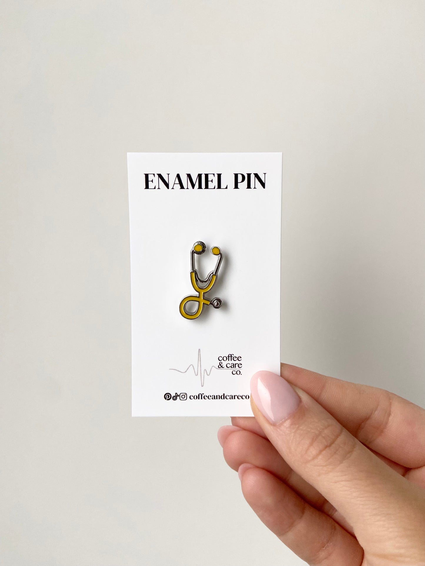 Stethoscope Enamel Pin