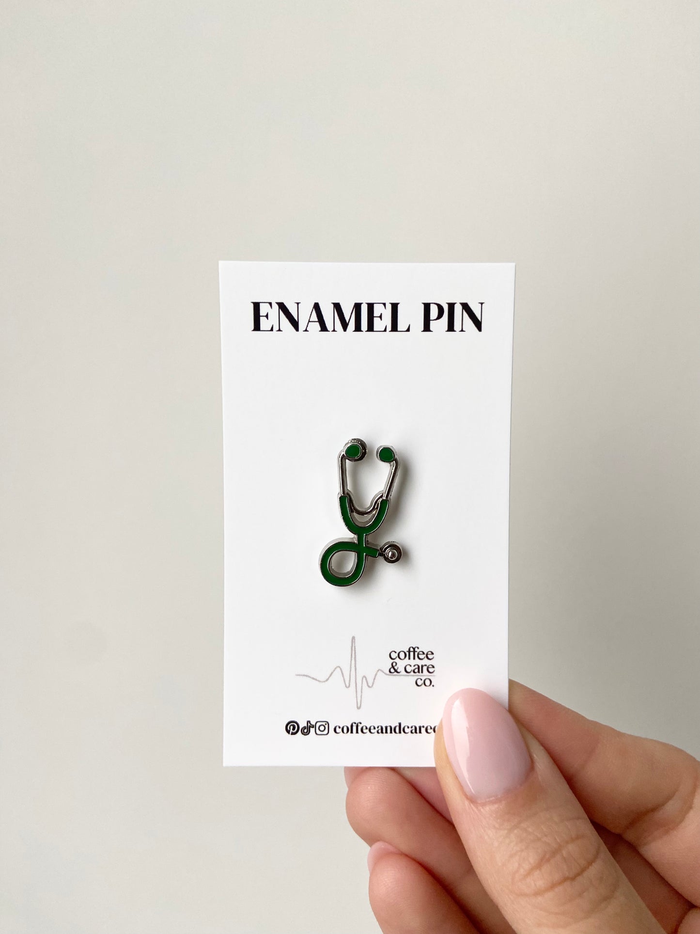 Stethoscope Enamel Pin