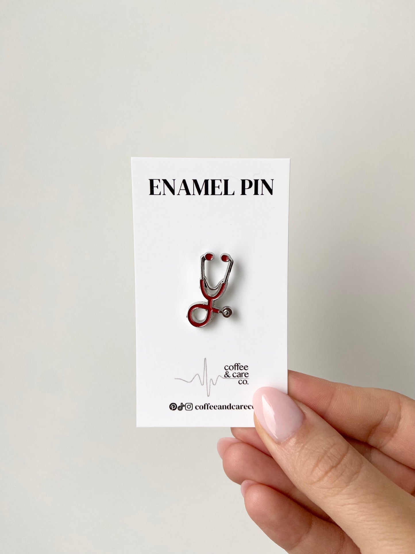 Stethoscope Enamel Pin