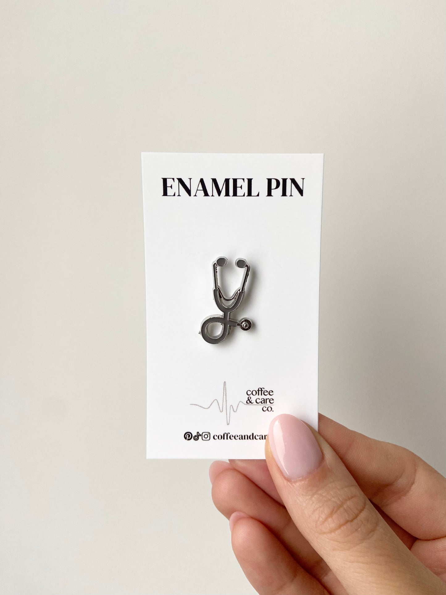 Stethoscope Enamel Pin