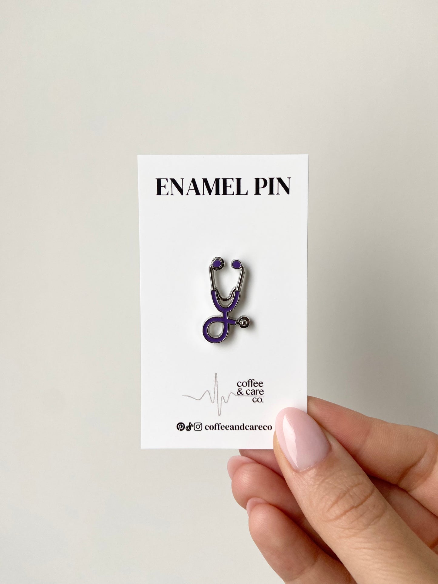 Stethoscope Enamel Pin