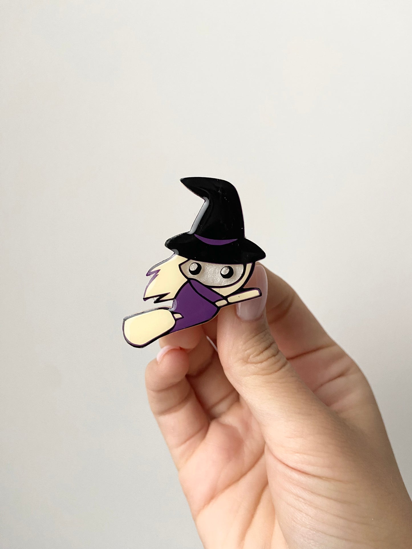 Witch Acrylic Badge Topper