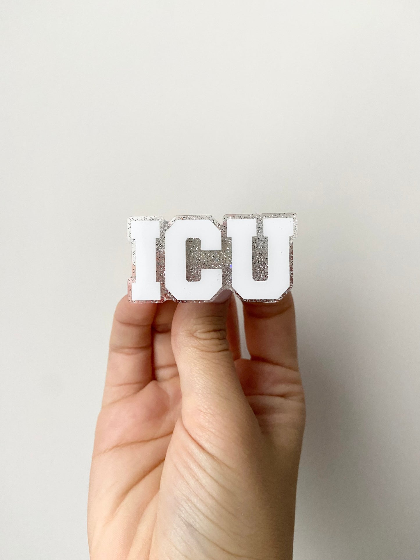 ICU Acrylic Badge Topper