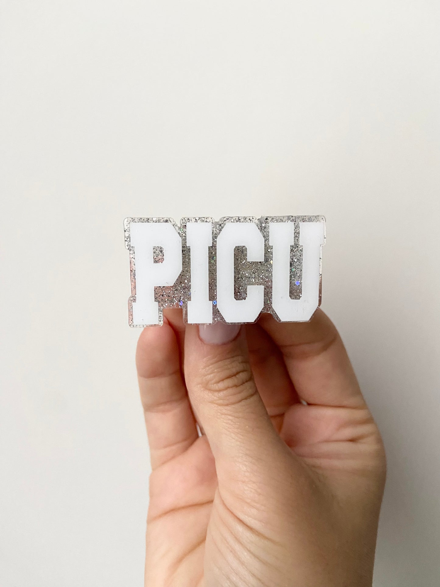 PICU Acrylic Badge Topper