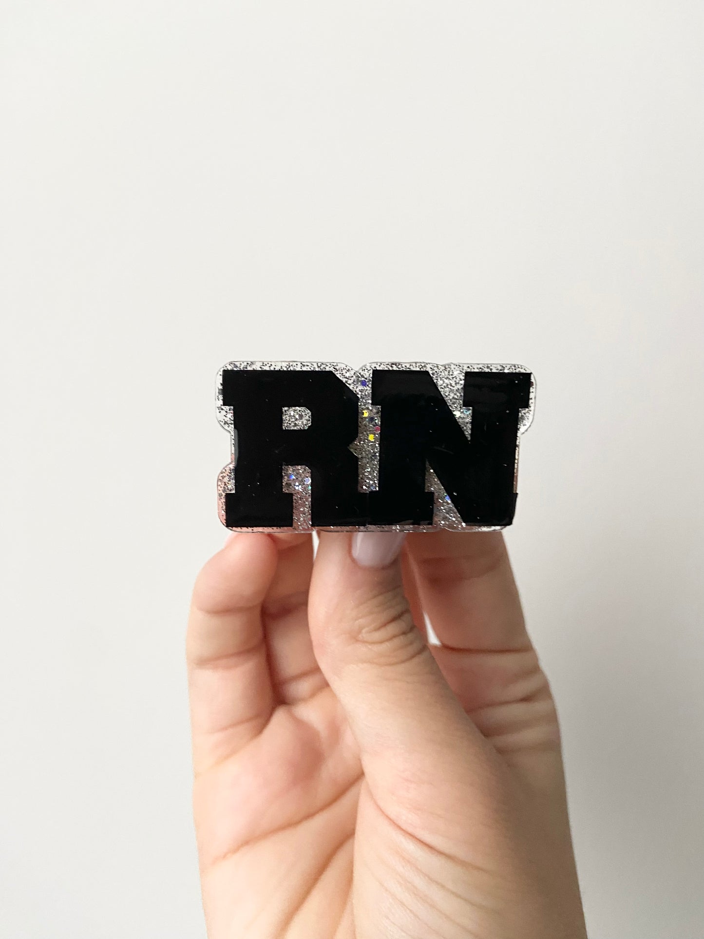 RN Acrylic Badge Topper