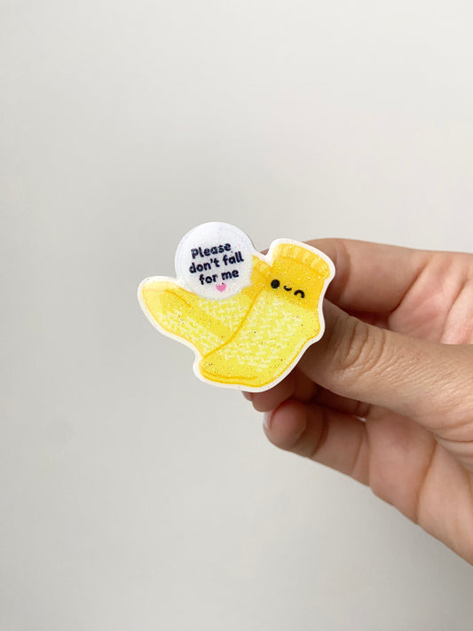 Geriatric Non-Slip Socks Plastic Badge Topper