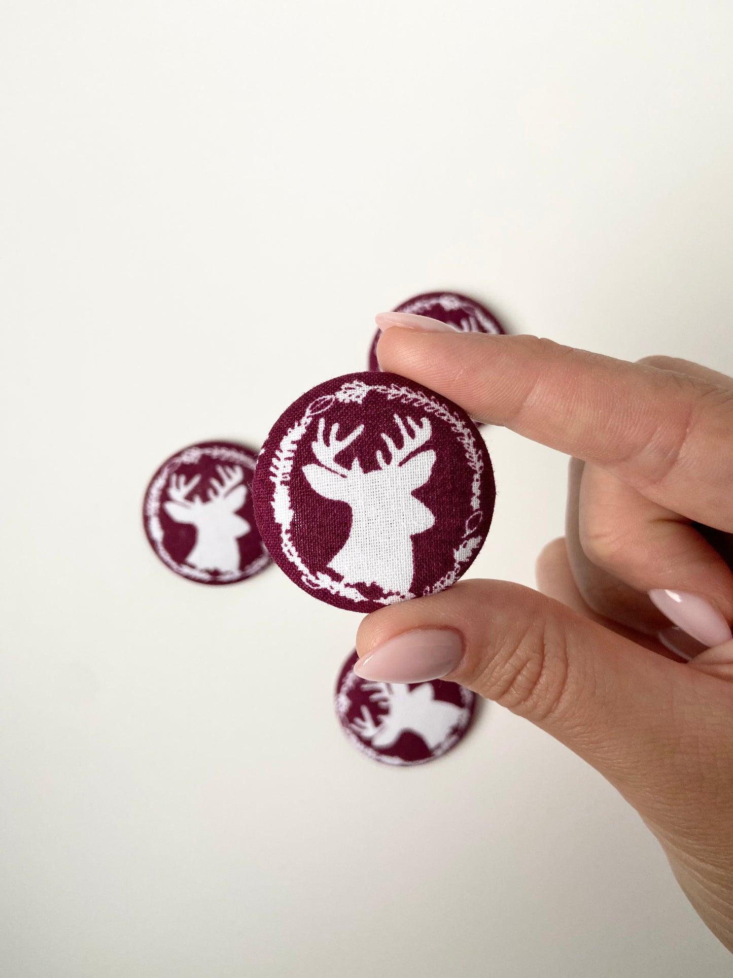 Deer Fabric Badge Topper