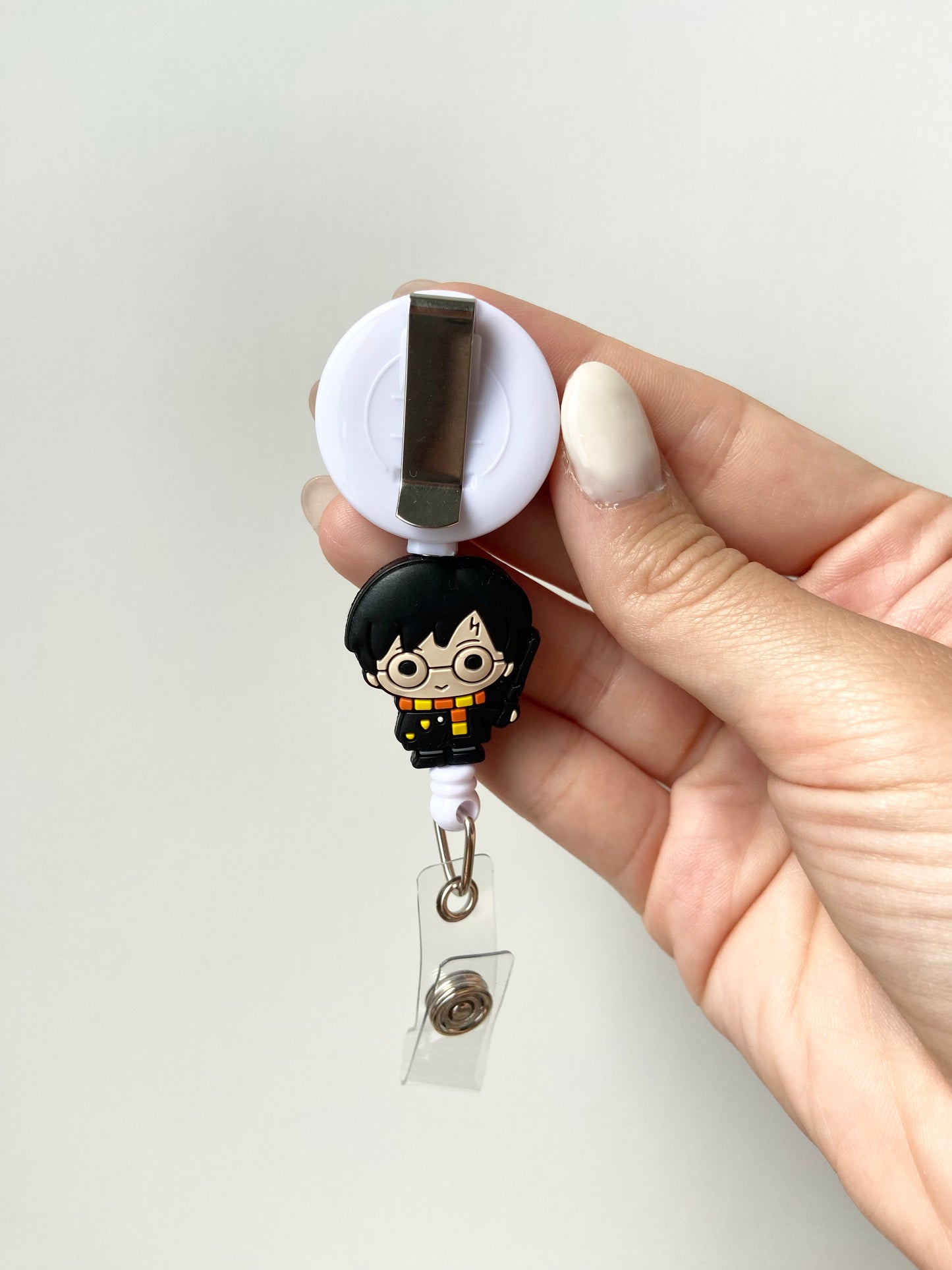 HP Wizard Beaded Badge Reel