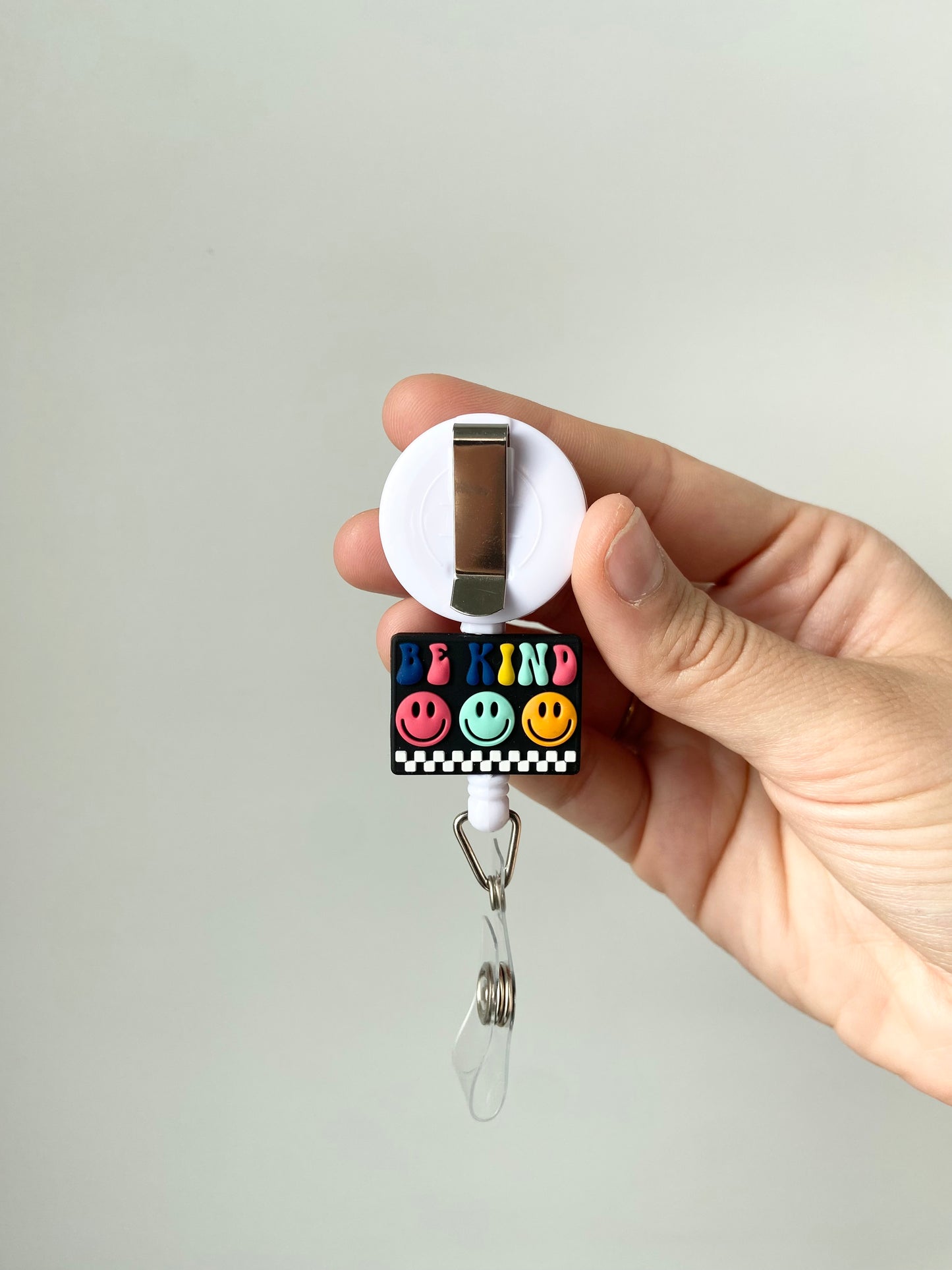 Be Kind Beaded Badge Reel