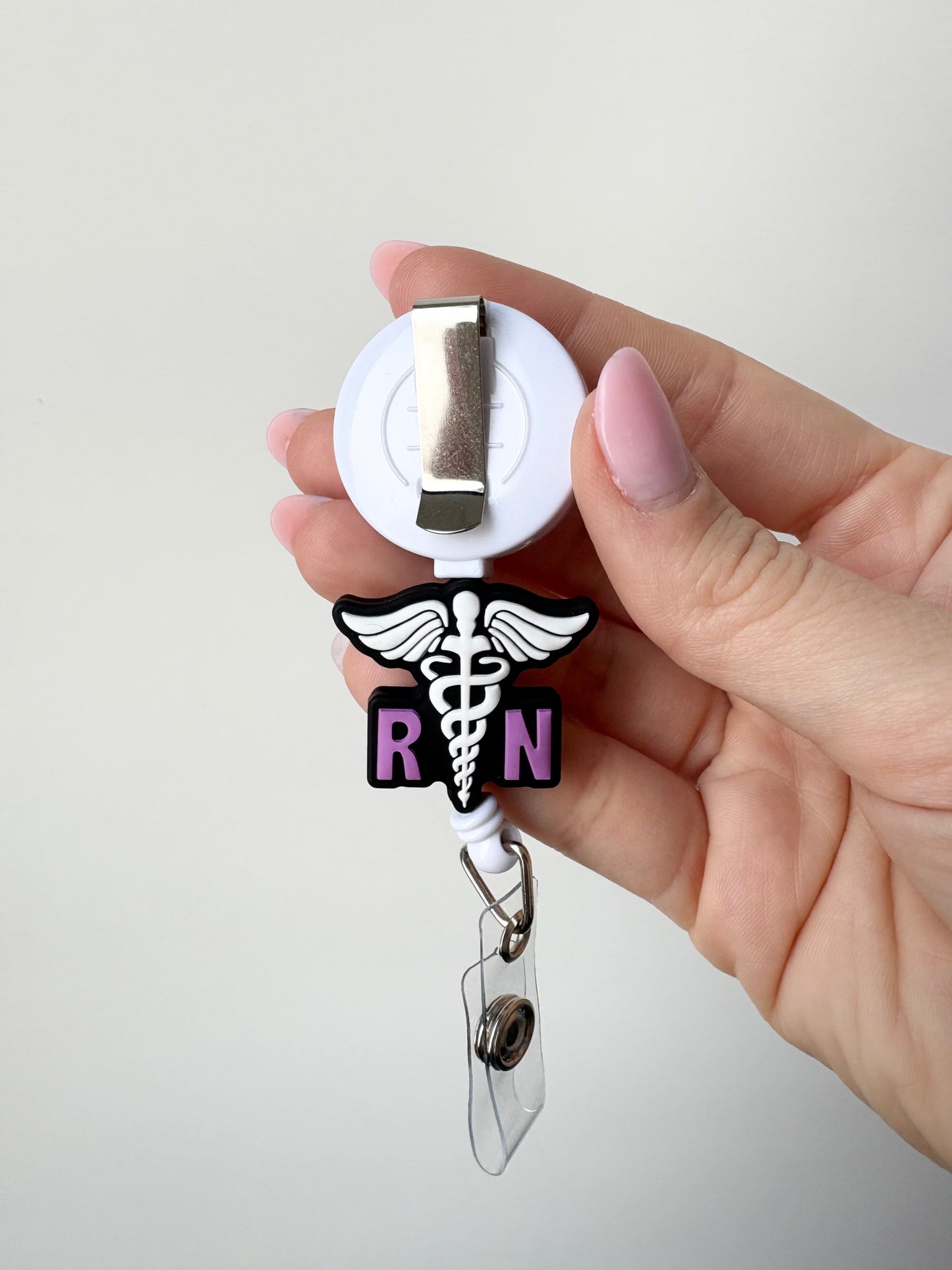 RN Beaded Badge Reel