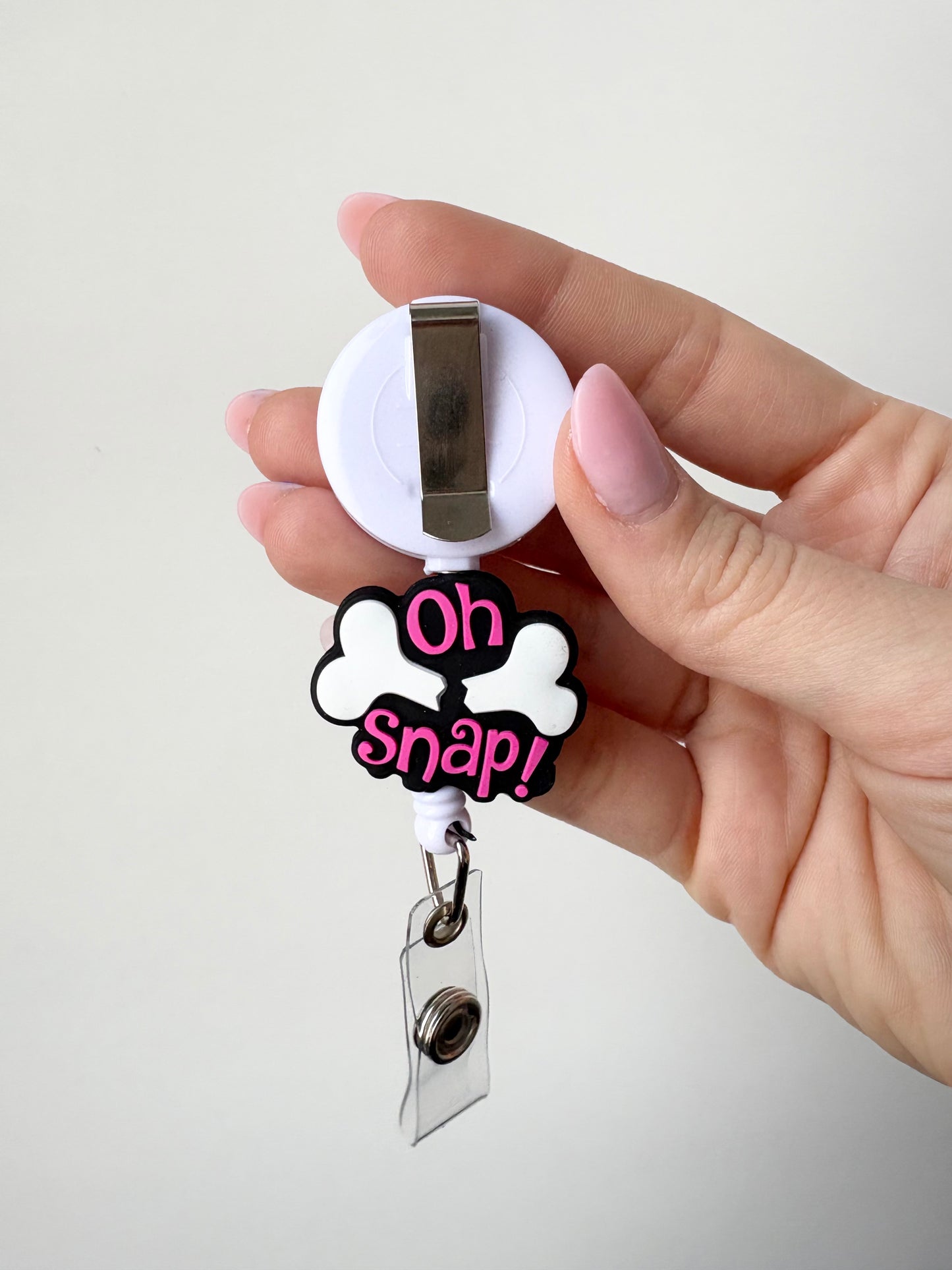 Oh Snap! Beaded Badge Reel