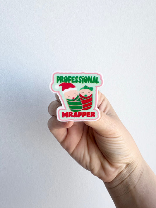 Professional Wrapper Plastic Badge Topper