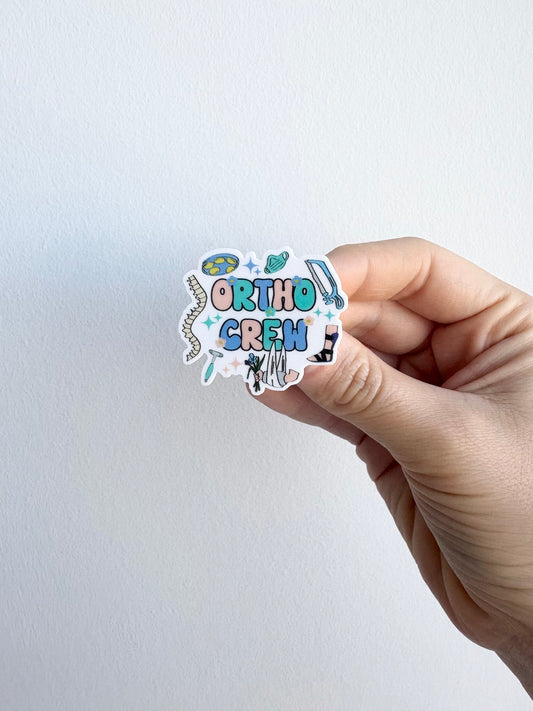 Ortho Crew Plastic Badge Topper