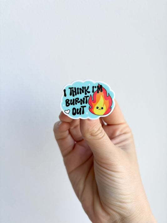 Burnt Out Plastic Badge Topper