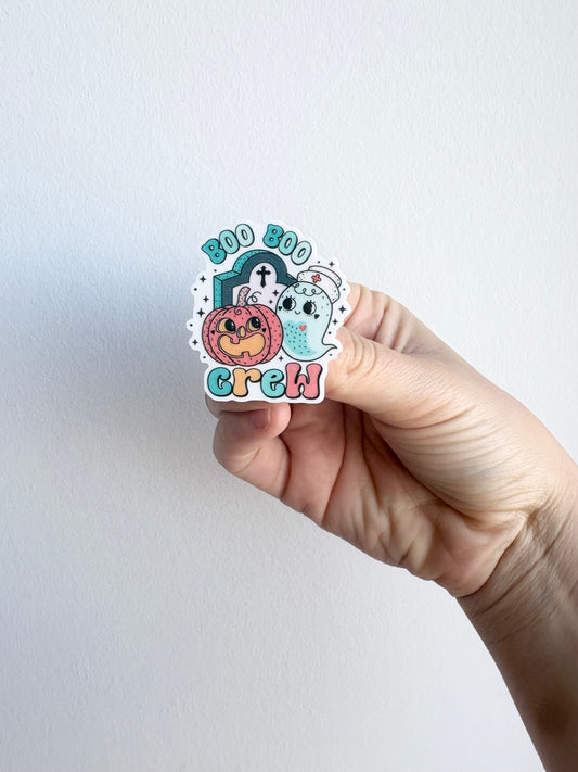 Boo Boo Crew Plastic Badge Topper