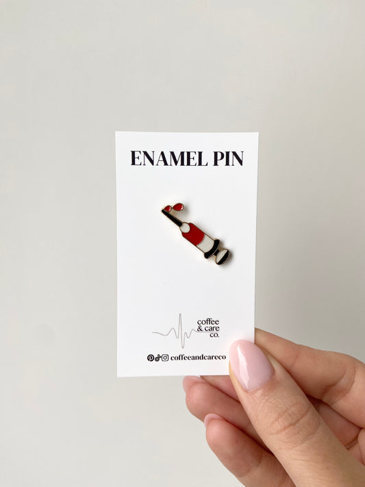 Needle Enamel Pin