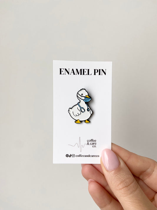 Medical Duck Enamel Pin
