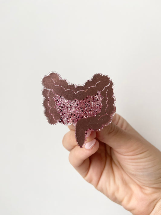 Intestines Acrylic Badge Topper