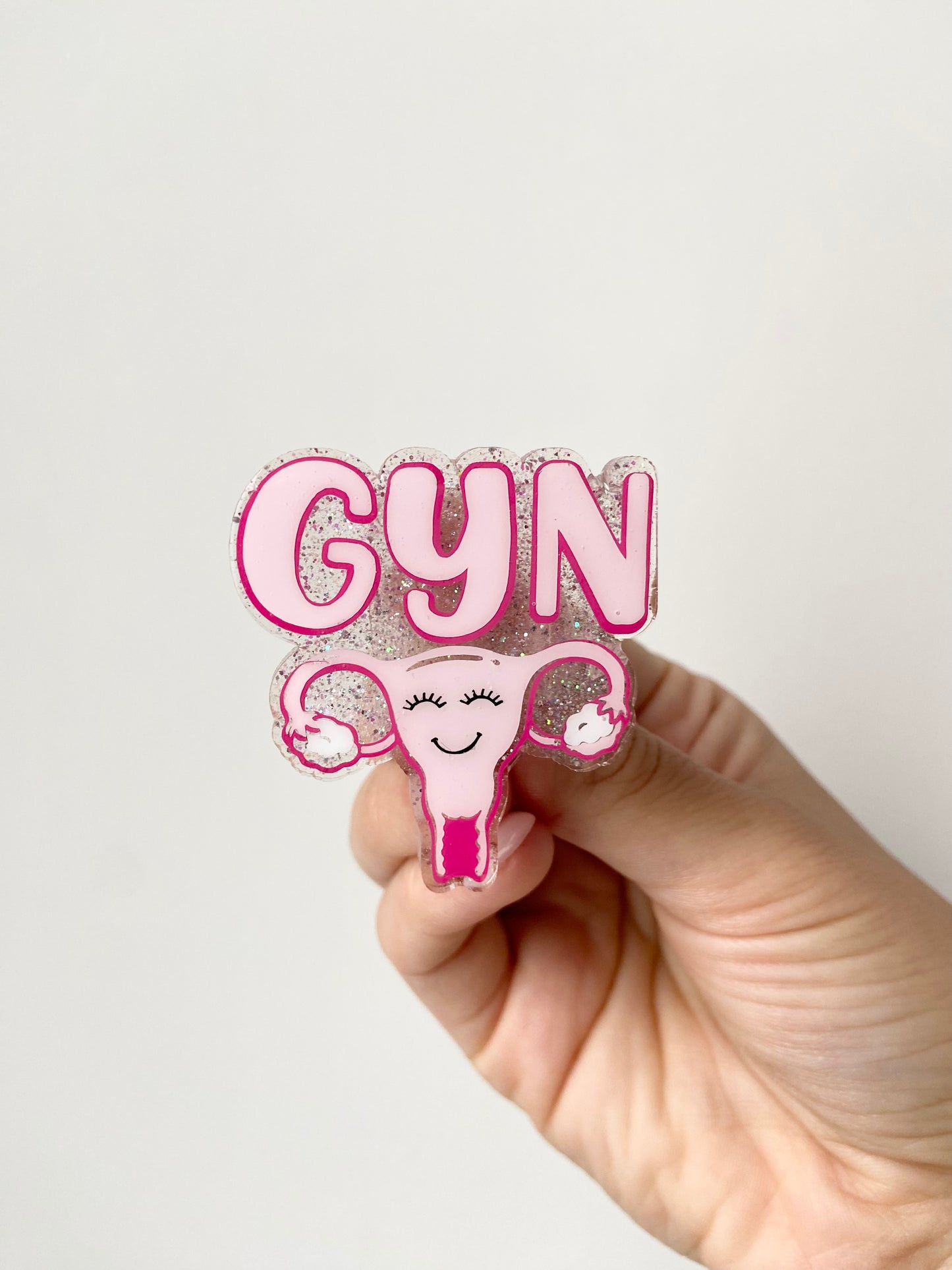 GYN Acrylic Badge Topper