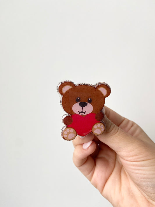 Love Bear Badge Topper