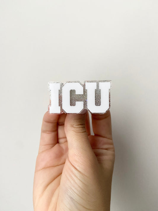 ICU Acrylic Badge Topper