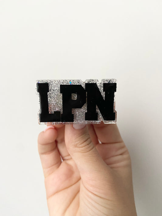 LPN Acrylic Badge Topper