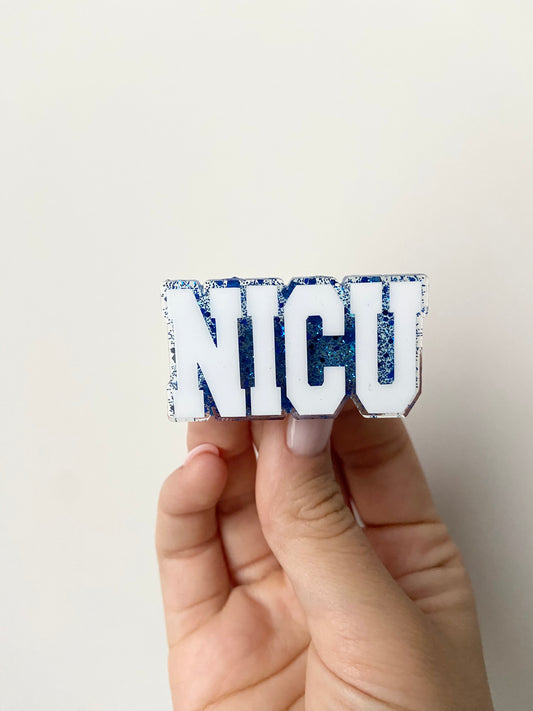 NICU Acrylic Badge Topper