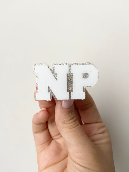 NP Acrylic Badge Topper