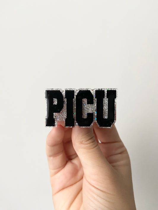 PICU Acrylic Badge Topper