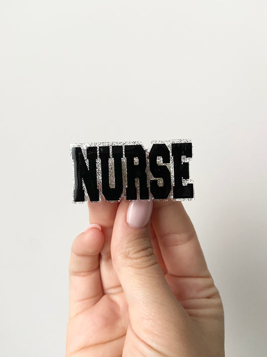 NURSE Acrylic Badge Topper