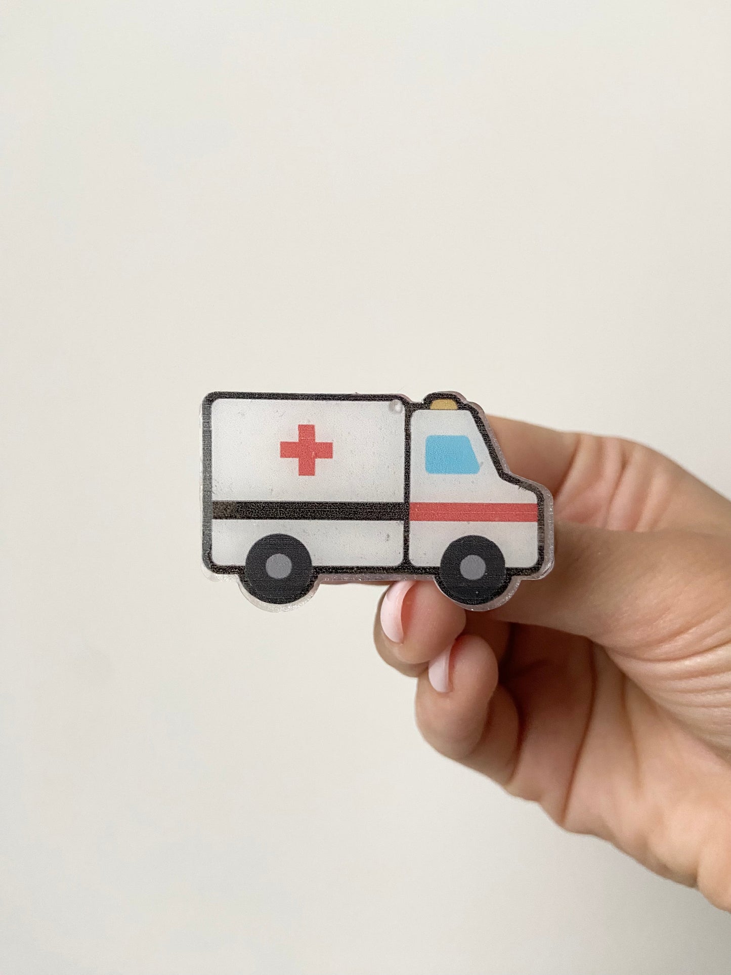 Ambulance Acrylic Badge Topper