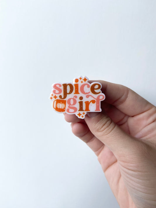 Spice Girl Plastic Badge Topper